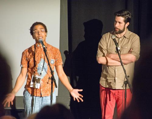 (T)error co-directors Lyric Cabral and David Sutcliffe